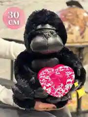 Мягкая игрушка Обезьяна с коробочкой, 30 см