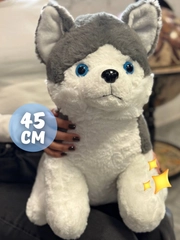 Мягкая игрушка собачка Хаски, 45 см