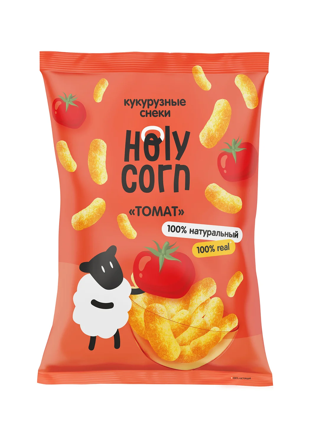 Holy Corn Кукурузные снеки со вкусом, 50 г