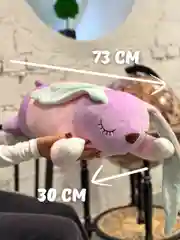 Мягкая игрушка Зайка сплюшка, 70 см