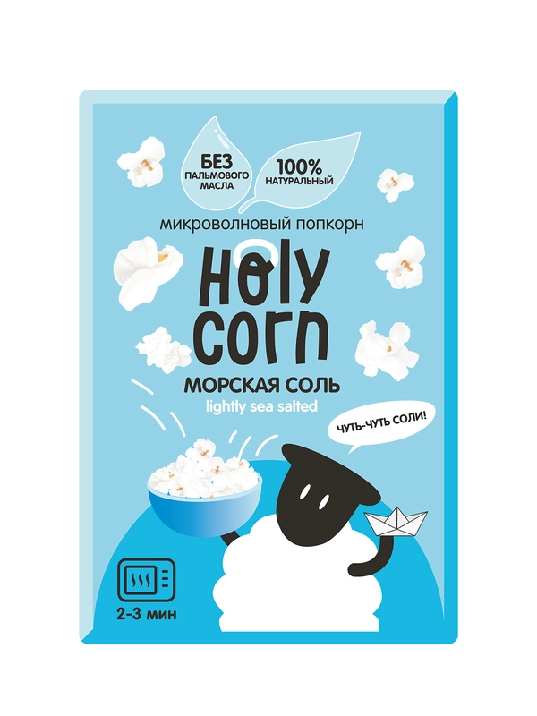 Holy Corn Зерно кукурузы лопающейся, 65г/70 г