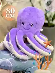 Мягкая игрушка Осьминог плюшевый, 80 см