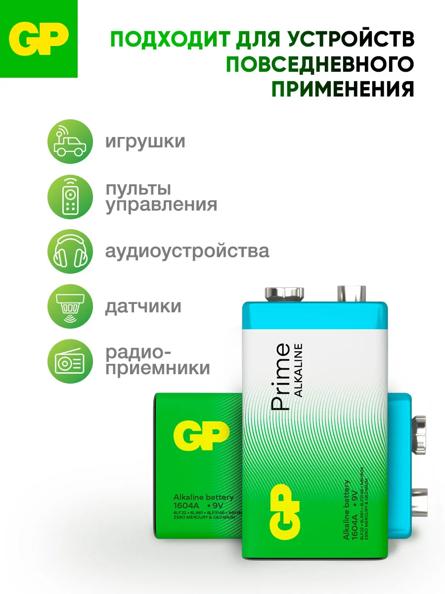 Батарейка GP 1604APA21-2CRSWC4 48/256
