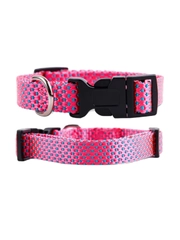 Ошейник Аркон Dog&Vogue NEO, нейлон, ширина 15 мм, 24-32 см, розовый