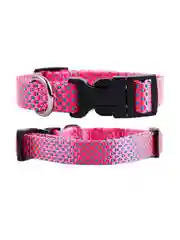 Ошейник Аркон Dog&Vogue NEO, нейлон, ширина 15 мм, 24-32 см, розовый