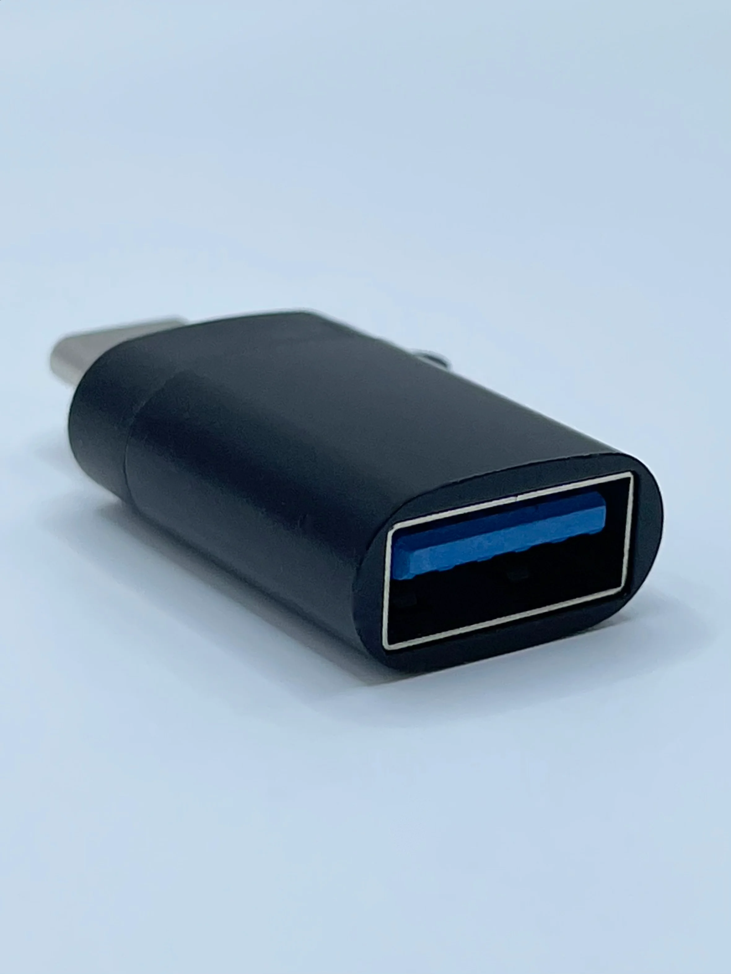 Черный переходник адаптер USB Type C на USB 3.0 otg