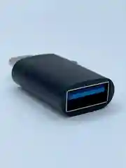 Черный переходник адаптер USB Type C на USB 3.0 otg