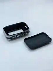 Серебряный чехол на брелок сигнализации Starline E90 E96 E95 E60