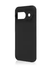 Черный чехол для Google Pixel 9 силиконовый ROSCO матовый тонкий с бортиком защитой вокруг камер