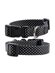 Ошейник Аркон Dog&Vogue NEO, нейлон, ширина 15 мм, 24-32 см, черный