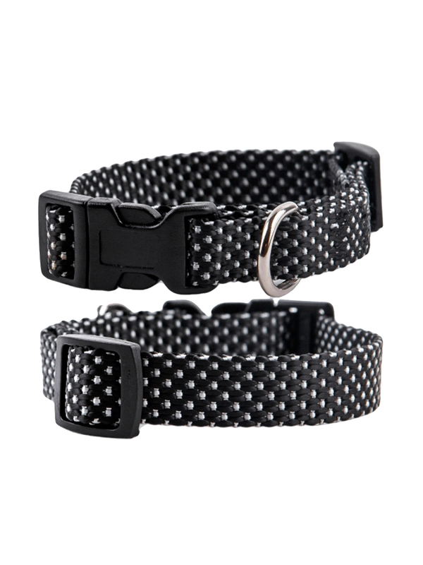 Ошейник Аркон Dog&Vogue NEO, нейлон, ширина 15 мм, 24-32 см, черный