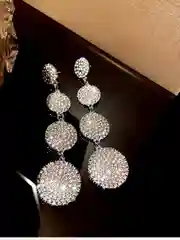 Серебряный серьги женские
