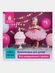 Шары воздушные "Золотая сказка", 12"(30см), комплект 50 шт., металлик, ассорти 10 цв.