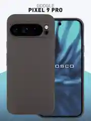 Чехол для Google Pixel 9 Pro силиконовый ROSCO матовый тонкий с бортиком- защитой камер