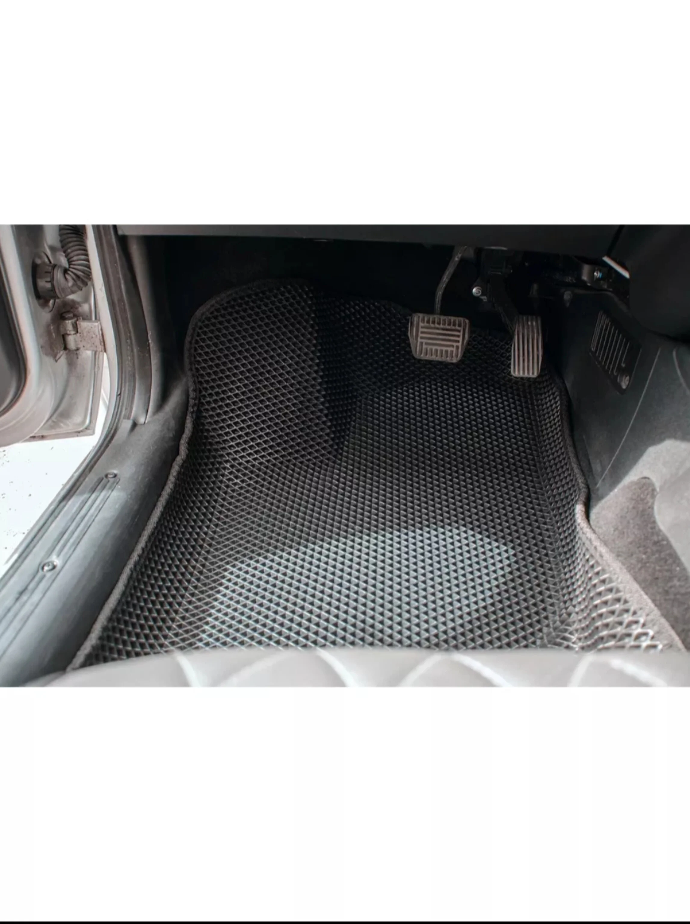 Черный kоврики EVA, с бортами Lada Granta, Granta fl, Kalina 2, автомобильные, 3D, эва ковры в салон