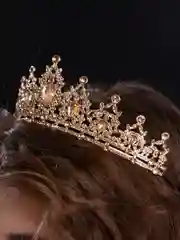 Золотой корона, диадема свадебная для невесты на голову