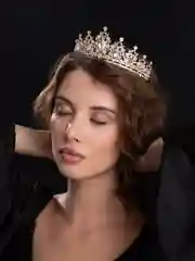 Прозрачный корона, диадема свадебная для невесты на голову