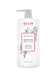 Шампунь для окрашенных волос OLLIN PROFESSIONAL BIONIKA Яркость цвета, 750 мл