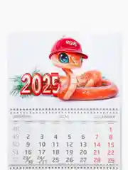 Индиго большой квартальный календарь на трёх спиралях. Календари 2025 года