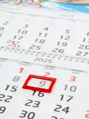 Золотой большой квартальный календарь на трёх спиралях. Календари 2025 года