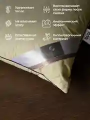Подушка  BelPol BP ВЕРБЛЮЖЬЯ ШЕРСТЬ кремовый 48х68,  68х68