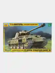 Зелёный хаки сборная модель Немецкий средний танк Т-V "Пантера" масштаб 1:35 КИТ, пластик