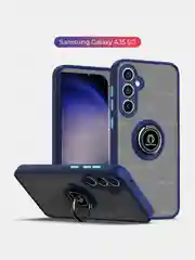 Чехол противоударный Samsung Galaxy A35 5G, с металлической подставкой кольцом