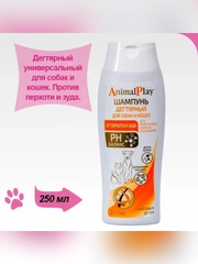 Шампунь Animal Play, дегтярный, универсальный, для собак и кошек, 250 мл