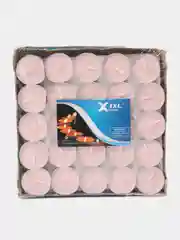 Розовый свечи чайные в гильзе, ассорти