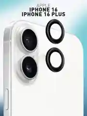 1-2 шт стекло на камеру для iPhone 16, 16 Plus защитное ROSCO, закаленное, прозрачное