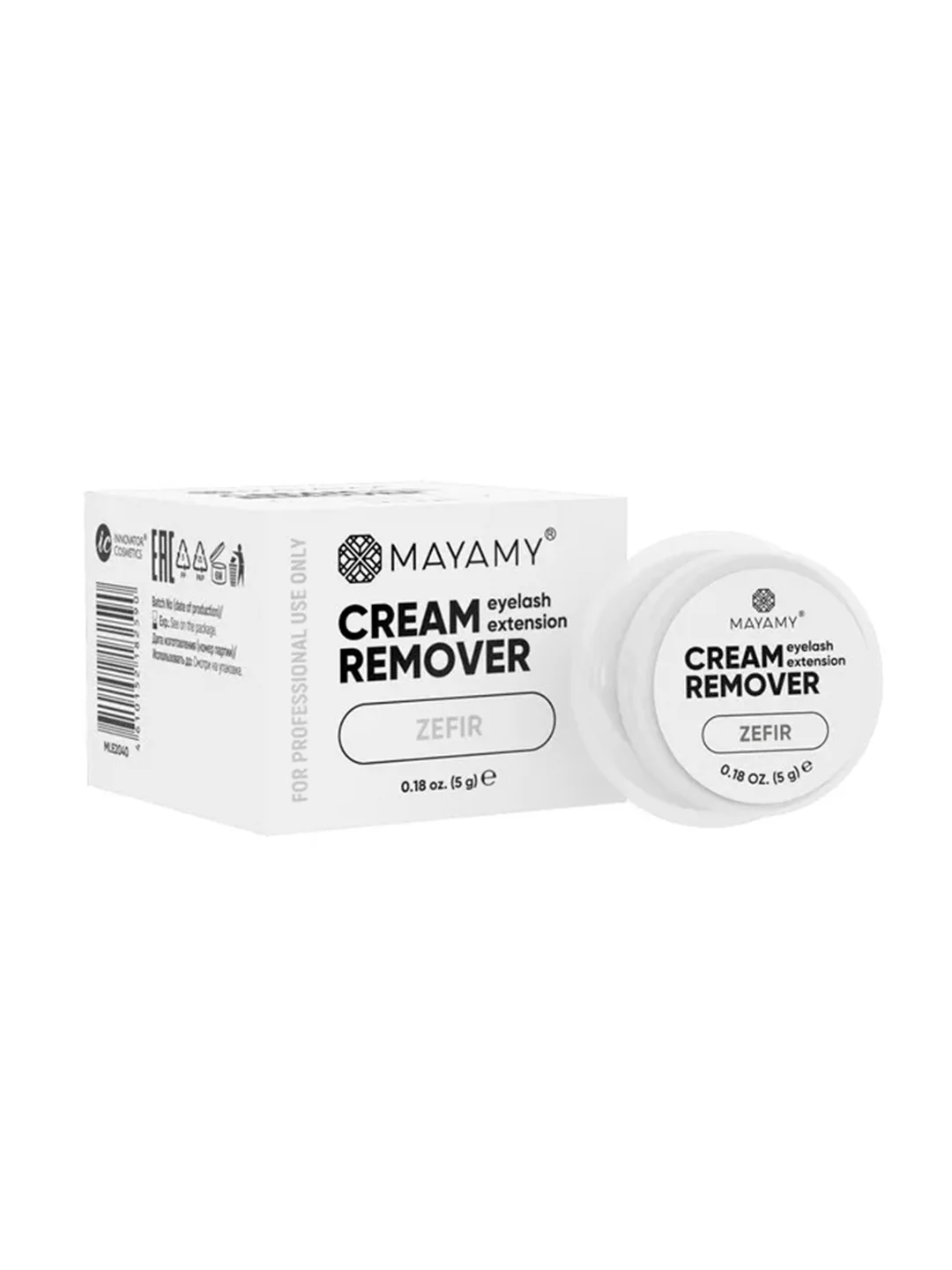 Ремувер для ресниц MAYAMY Zefir кремовый, 5 г
