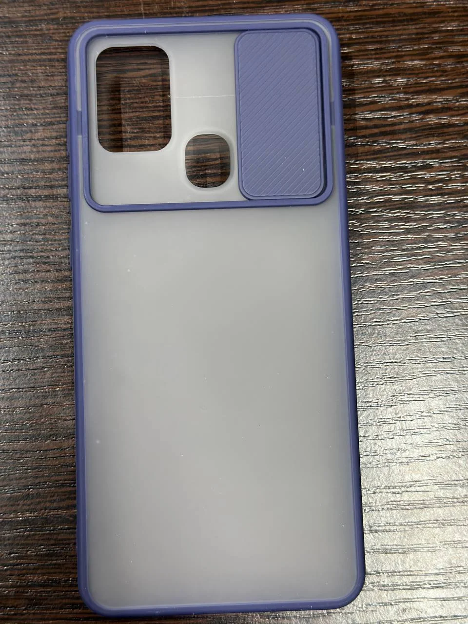 Темно-синий защитный чехол для Samsung Galaxy A21s