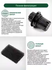 Черный увлажнитель воздуха ультразвуковой MARTA MT-2688 / 3л./ черный жемчуг