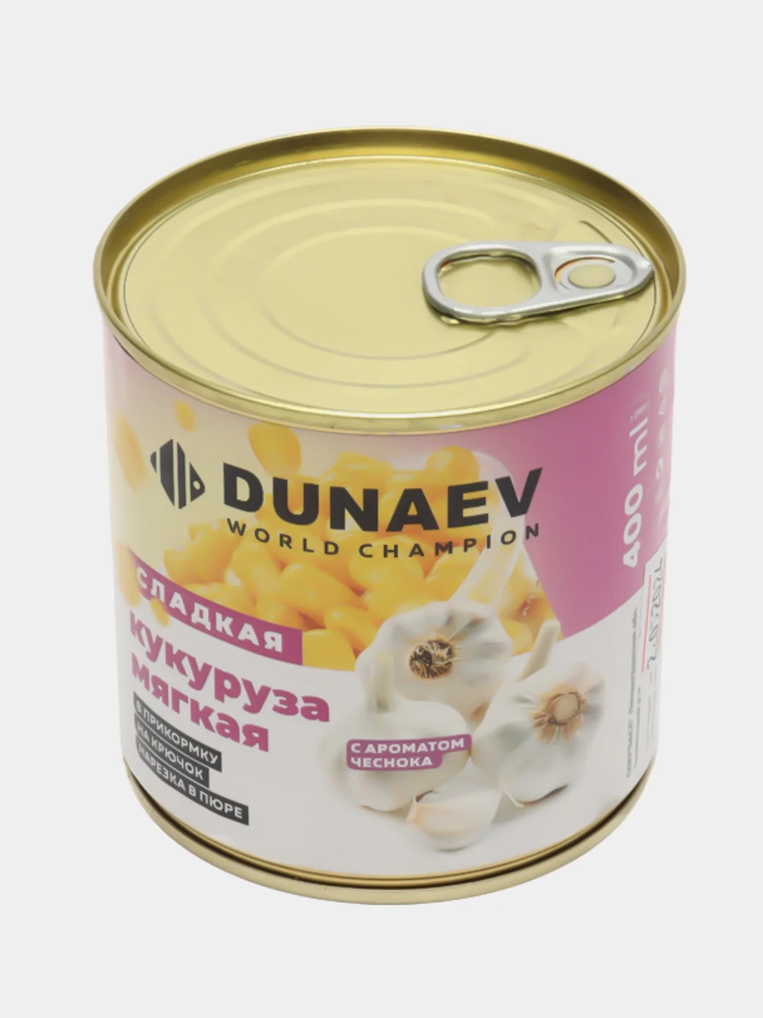 Кукуруза мягкая Dunaev металлобанка 400мл