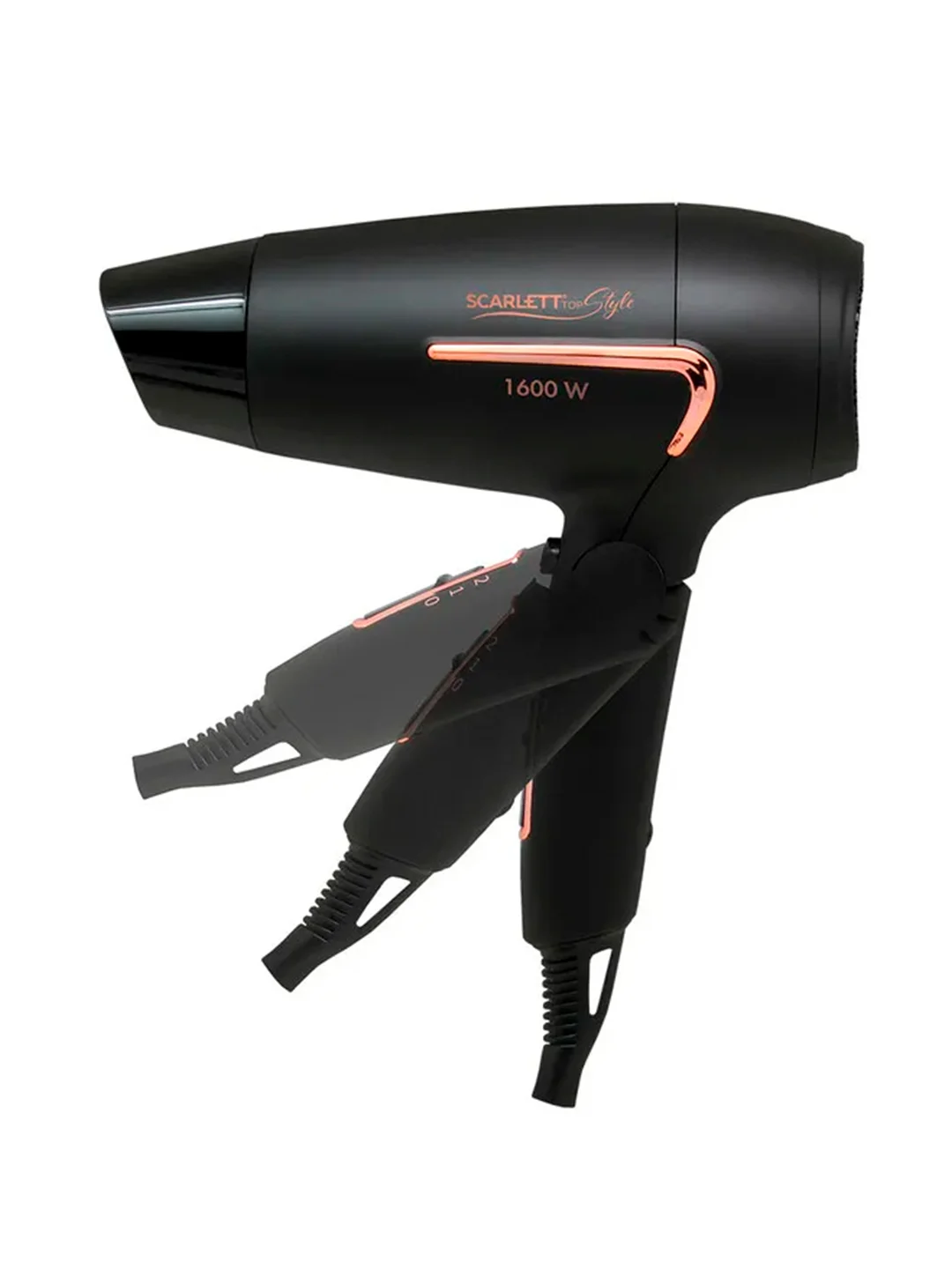 Фен SCARLETT SC-HD70IT09, 1600Вт, черный