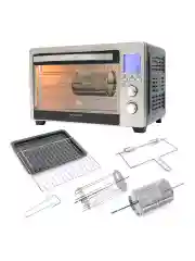 Черный духовой шкаф STINGRAY ST-EO120A (36 литров, 12 режимов + вертел + аэрогриль + конвекция)