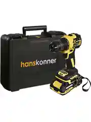Дрель акк б/щ Hanskonner HCD2065C 18В, 1BatterySystem,60Нм, пл.патрон, 2х2Ач,кейс