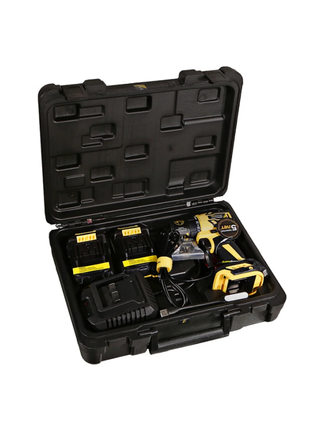 Дрель акк б/щ Hanskonner HCD2065C 18В, 1BatterySystem,60Нм, пл.патрон, 2х2Ач,кейс