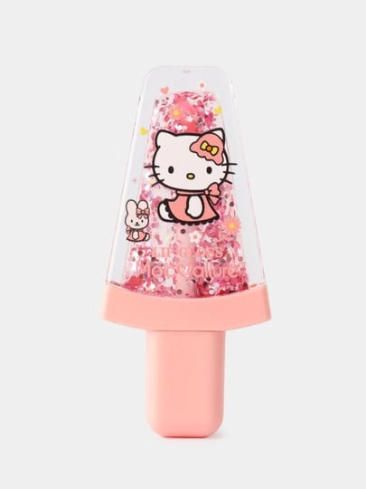 Увлажняющий блеск-тинт для губ, с блестками Hello Kitty