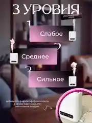 Белый увлажнитель воздуха ультразвуковой аромадиффузор с UV - лампой