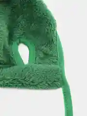 Зеленый шапка новогодняя для собак и кошек