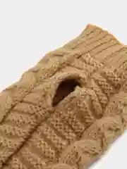 Перчатки-варежки женские, митенки утепленные