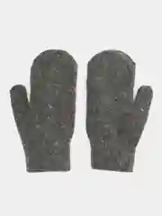 Угольный варежки женские, пушистые, шерстяные, зимние, рукавицы меховые