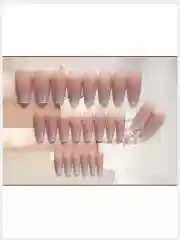Накладные ногти с дизайном форма Балерина