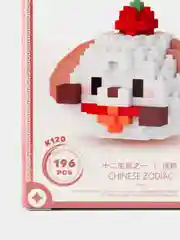 Коричневый детский 3D конструктор, игрушка развивающая