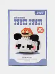 Сиреневый детский 3D конструктор, игрушка развивающая