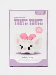 Тёмно-розовый детский 3D конструктор, игрушка развивающая