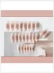 Накладные ногти с дизайном форма Балерина