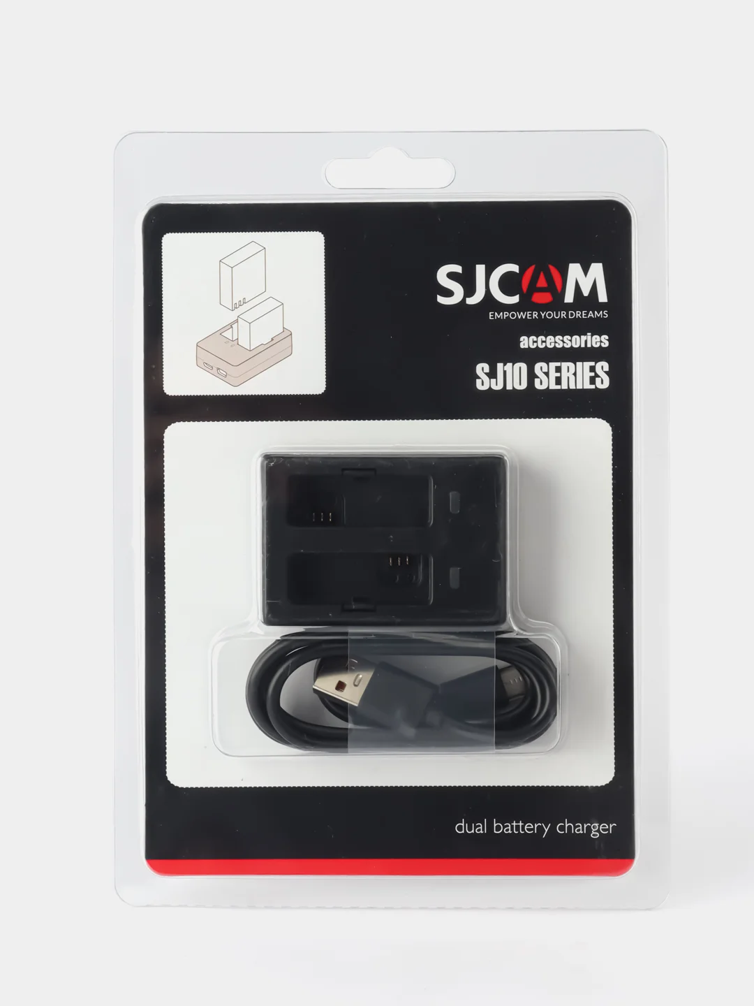 Зарядное устройство SJCAM для аккумуляторных батарей SJ10 SJ11