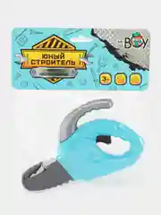 Синий игровой набор строительных инструментов "Mr Boy", бензопила, отвертка, очки